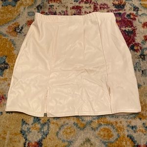 Pretty Little Thing Faux Leather Skirt
